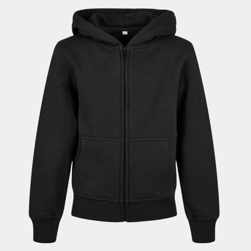 Organic kids basic zip hoodie Thumbnail