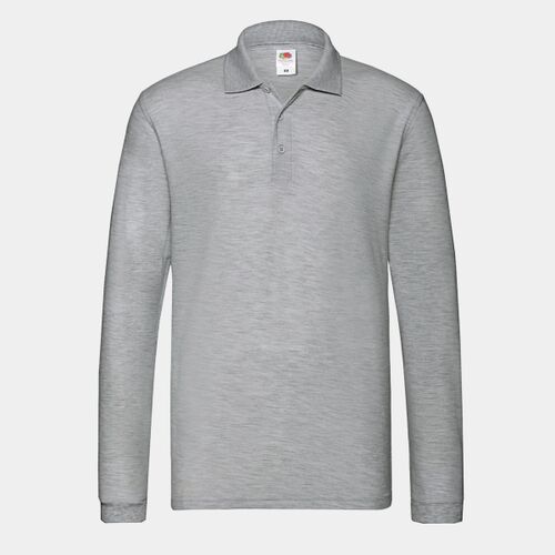 Premium long sleeve polo Thumbnail