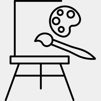 Art Tools and Studio Easel Thumbnail