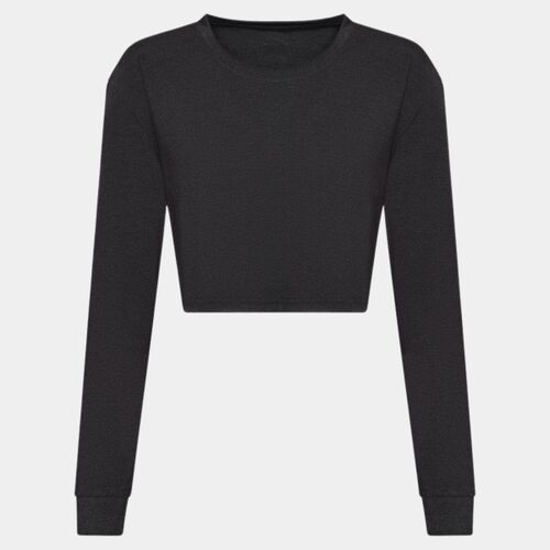 Women's long sleeve cropped T Thumbnail