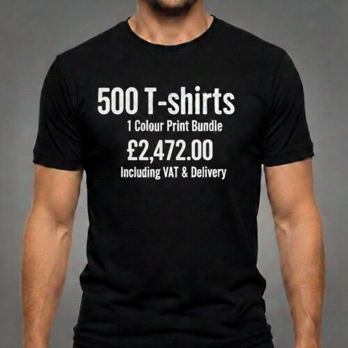 500 x  T-shirt Bundle £2,472.00 Thumbnail