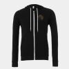 Unisex polycotton fleece full-zip hoodie Thumbnail
