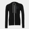 Unisex polycotton fleece full-zip hoodie Thumbnail