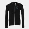 Unisex polycotton fleece full-zip hoodie Thumbnail