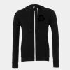 Unisex polycotton fleece full-zip hoodie Thumbnail