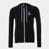 Unisex polycotton fleece full-zip hoodie Thumbnail