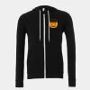 Unisex polycotton fleece full-zip hoodie Thumbnail