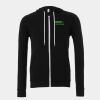 Unisex polycotton fleece full-zip hoodie Thumbnail