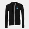 Unisex polycotton fleece full-zip hoodie Thumbnail