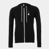 Unisex polycotton fleece full-zip hoodie Thumbnail