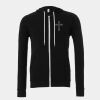 Unisex polycotton fleece full-zip hoodie Thumbnail