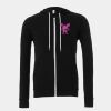 Unisex polycotton fleece full-zip hoodie Thumbnail