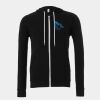 Unisex polycotton fleece full-zip hoodie Thumbnail