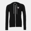 Unisex polycotton fleece full-zip hoodie Thumbnail