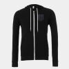 Unisex polycotton fleece full-zip hoodie Thumbnail