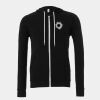 Unisex polycotton fleece full-zip hoodie Thumbnail